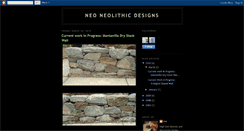 Desktop Screenshot of neoneolithicdesigns.blogspot.com