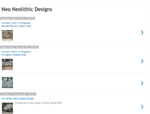 Tablet Screenshot of neoneolithicdesigns.blogspot.com