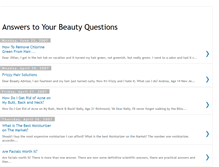 Tablet Screenshot of beautyanswers.blogspot.com