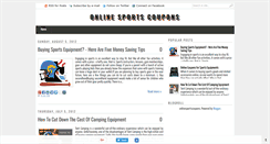 Desktop Screenshot of onlinesportscoupons.blogspot.com