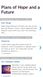 Mobile Screenshot of plansofhope.blogspot.com