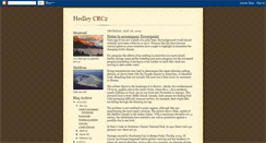 Desktop Screenshot of hedleycrc2.blogspot.com