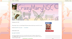 Desktop Screenshot of crazymarynsc.blogspot.com