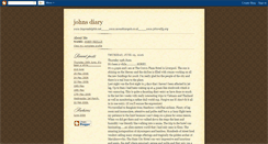 Desktop Screenshot of johnsdiary.blogspot.com