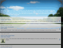 Tablet Screenshot of earth-wealth.blogspot.com