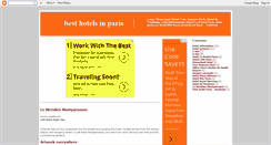 Desktop Screenshot of best-hotels-in-paris.blogspot.com