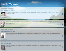 Tablet Screenshot of makeupyourway.blogspot.com