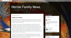 Desktop Screenshot of herron-family-news.blogspot.com