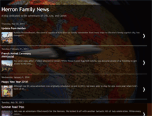 Tablet Screenshot of herron-family-news.blogspot.com