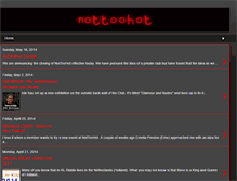 Tablet Screenshot of nottoohot.blogspot.com