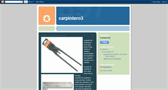 Desktop Screenshot of carpintero3-carpintero3.blogspot.com