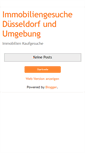 Mobile Screenshot of immobiliengesuche.blogspot.com