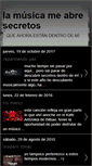 Mobile Screenshot of musicagela.blogspot.com