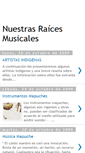 Mobile Screenshot of nuestrasraicesmusicales.blogspot.com