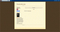 Desktop Screenshot of guestcode.blogspot.com