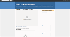 Desktop Screenshot of especuladoreclipse.blogspot.com