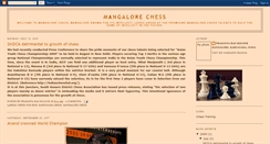 Desktop Screenshot of chessmangalore.blogspot.com
