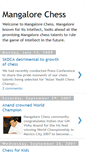 Mobile Screenshot of chessmangalore.blogspot.com