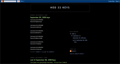 Desktop Screenshot of nod32dailykeys.blogspot.com