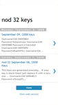 Mobile Screenshot of nod32dailykeys.blogspot.com