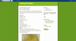 Desktop Screenshot of cookingmypassion.blogspot.com