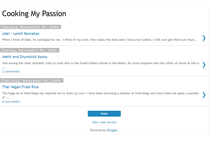 Tablet Screenshot of cookingmypassion.blogspot.com