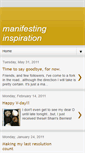 Mobile Screenshot of manifestinginspiration.blogspot.com