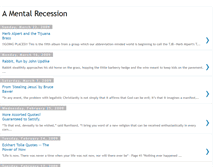 Tablet Screenshot of amentalrecession.blogspot.com