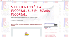 Desktop Screenshot of floorballsub19.blogspot.com