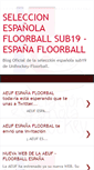 Mobile Screenshot of floorballsub19.blogspot.com