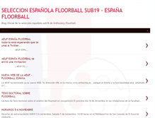 Tablet Screenshot of floorballsub19.blogspot.com