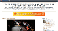 Desktop Screenshot of peace-energy.blogspot.com
