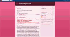 Desktop Screenshot of fairtradeitems.blogspot.com