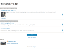 Tablet Screenshot of groutline.blogspot.com