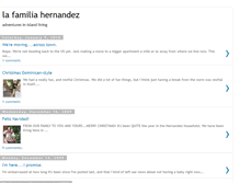 Tablet Screenshot of lafamiliahernandezblog.blogspot.com