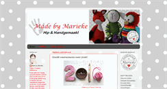 Desktop Screenshot of madebymieke.blogspot.com