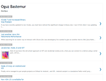 Tablet Screenshot of oguzbastemur.blogspot.com