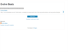 Tablet Screenshot of evolveboats.blogspot.com