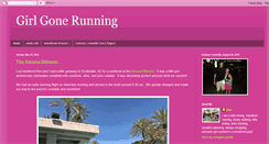 Desktop Screenshot of girlgonerunning.blogspot.com