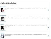 Tablet Screenshot of mystilongotico.blogspot.com