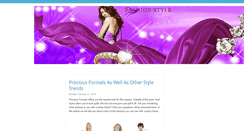 Desktop Screenshot of livingandfashion.blogspot.com