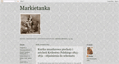 Desktop Screenshot of markietanka.blogspot.com
