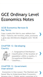 Mobile Screenshot of oleveleconomicsnotes.blogspot.com