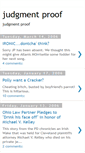 Mobile Screenshot of judgmentproof.blogspot.com