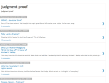 Tablet Screenshot of judgmentproof.blogspot.com