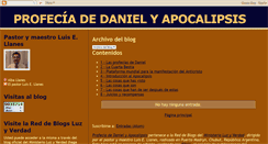 Desktop Screenshot of profeciadedanielyapocalipsis.blogspot.com