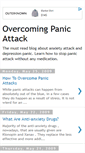 Mobile Screenshot of overcomingpanicattack.blogspot.com