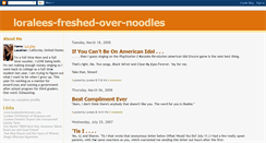 Desktop Screenshot of loralees-freshed-over-noodles.blogspot.com