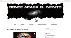 Desktop Screenshot of dondeterminaelinfinito.blogspot.com