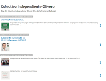 Tablet Screenshot of colectivoindependienteolivero.blogspot.com